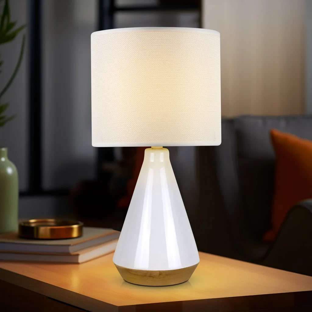 Lux Tapered Ceramic Table Lamp - Home & Garden > Lighting >