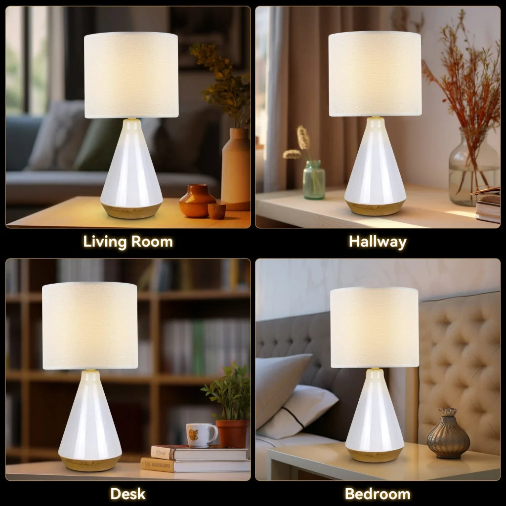 Lux Tapered Ceramic Table Lamp - Home & Garden > Lighting >