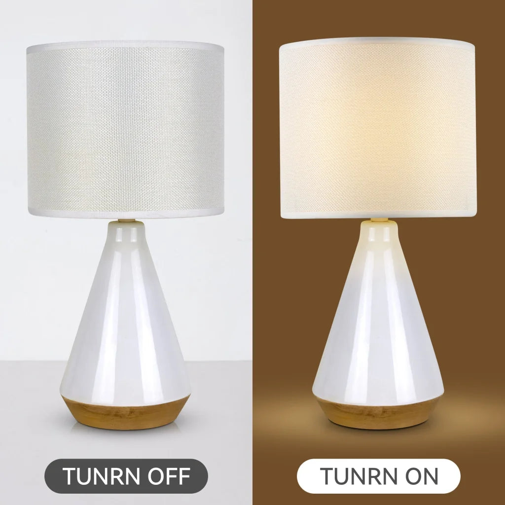 Lux Tapered Ceramic Table Lamp - Home & Garden > Lighting >