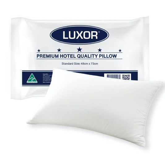 Luxor Australian Made Hotel Quality Pillow Standard Size
