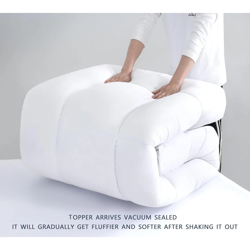 Luxurious Extra Thick 1000GSM Mattress Topper-King Single