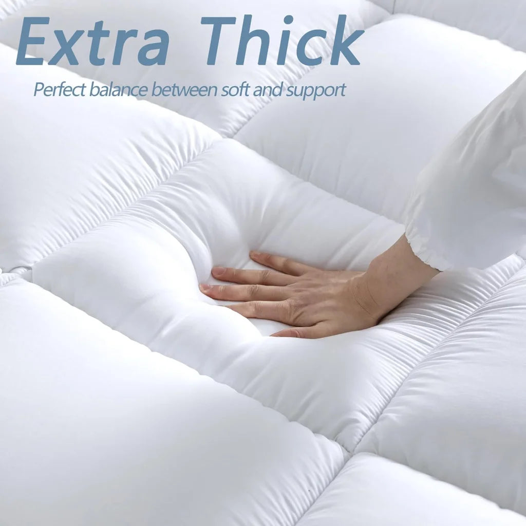 Luxurious Extra Thick 1000GSM Mattress Topper-Super King