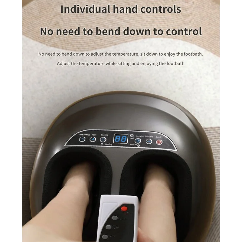 Luxury Automatic Foot Massager - Black Shiatsu Foot