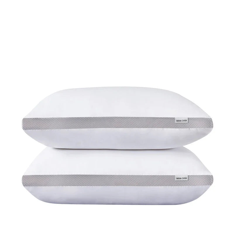 Luxury Bamboo Cooling Twin Pack Plush Down-Like Pillows