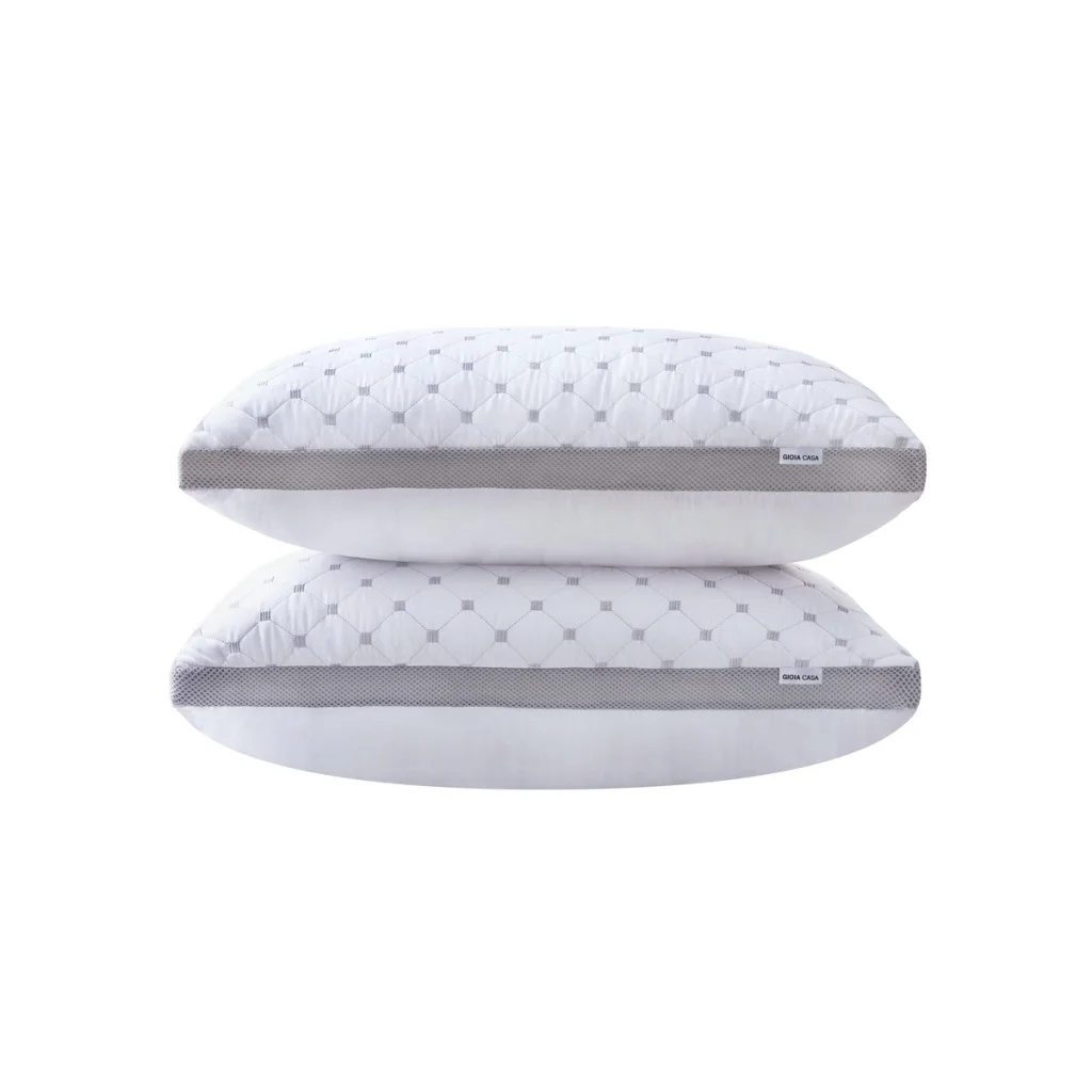 Luxury Bamboo Cooling Twin pack plush down-like pillows