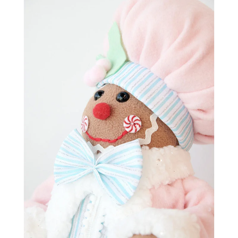 LUXURY CHRISTMAS GINGERBREAD TABLE DECORATION 38CM