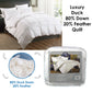 Luxury Duck 80% Down 20% Feather Quilt King - Artex - Home