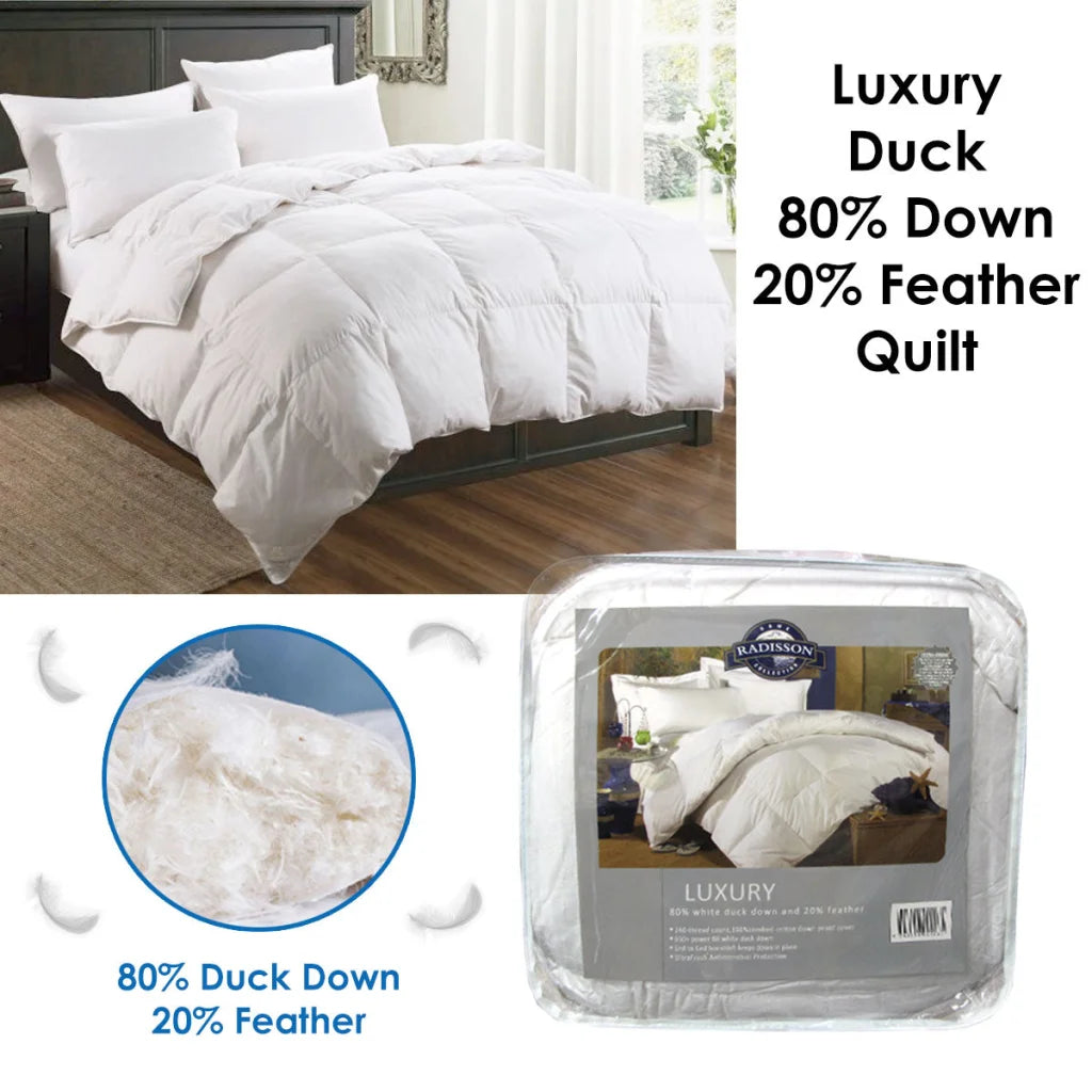 Luxury Duck 80 Down 20 Feather