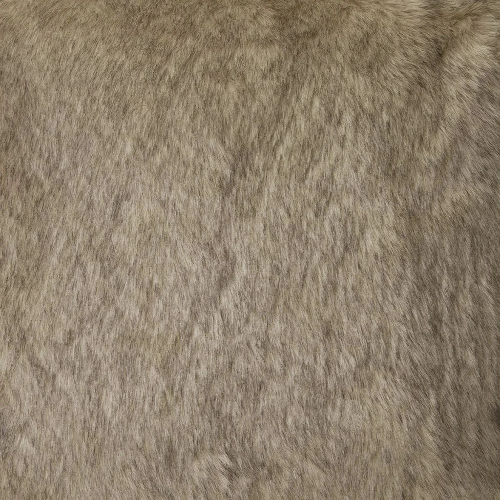 Luxury Faux Fur Filled Cushion J Elliot Home Brown Fox