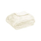 Luxury Faux Sheep Wool Fur Throw Rug Ivory - Tuscany
