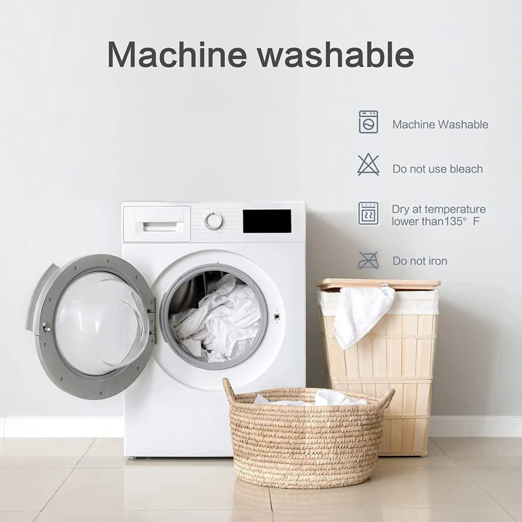 Luxury Mattress Topper Pillowtop Bedding Mat Pad Fitted