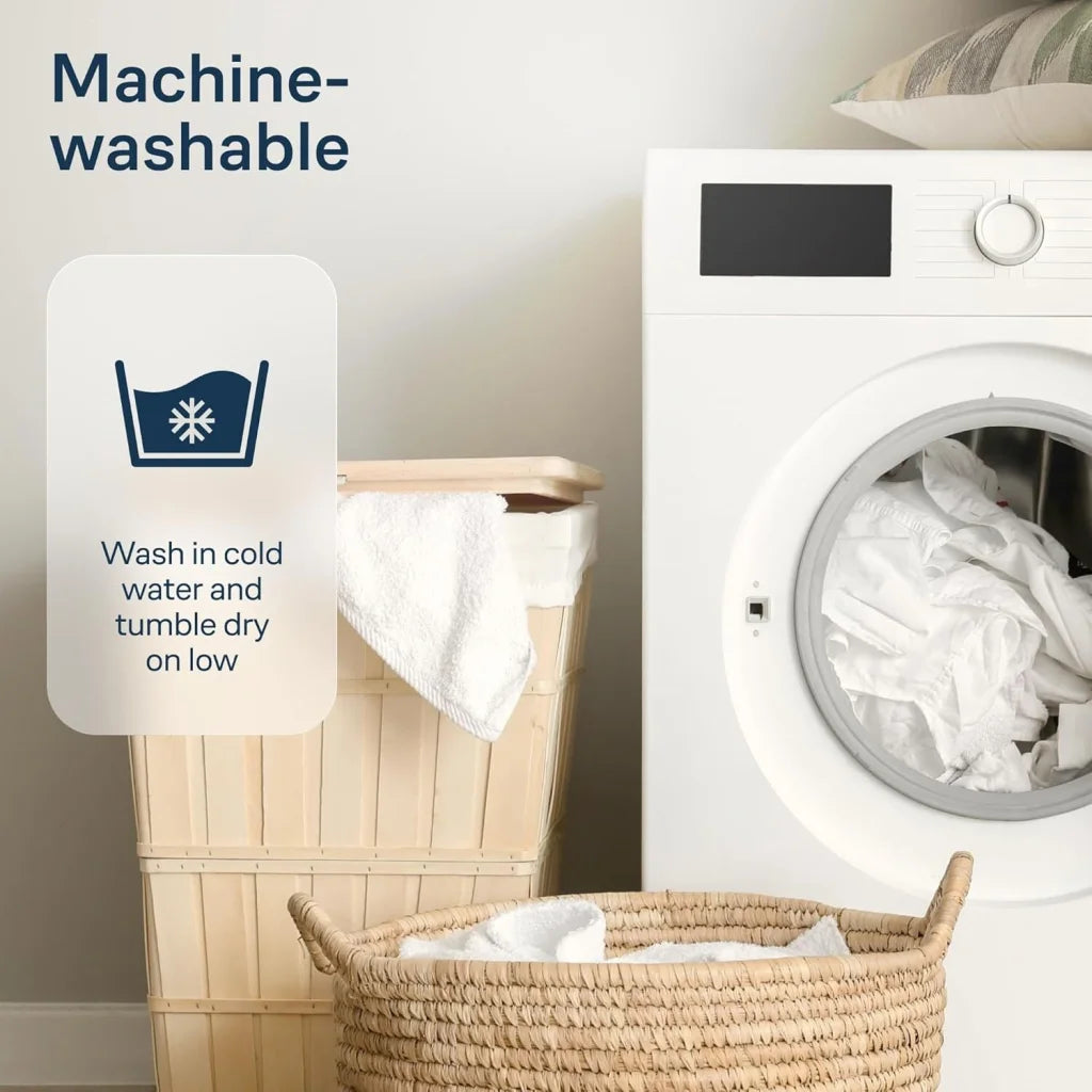 Luxury Mattress Topper Pillowtop Bedding Mat Pad Fitted