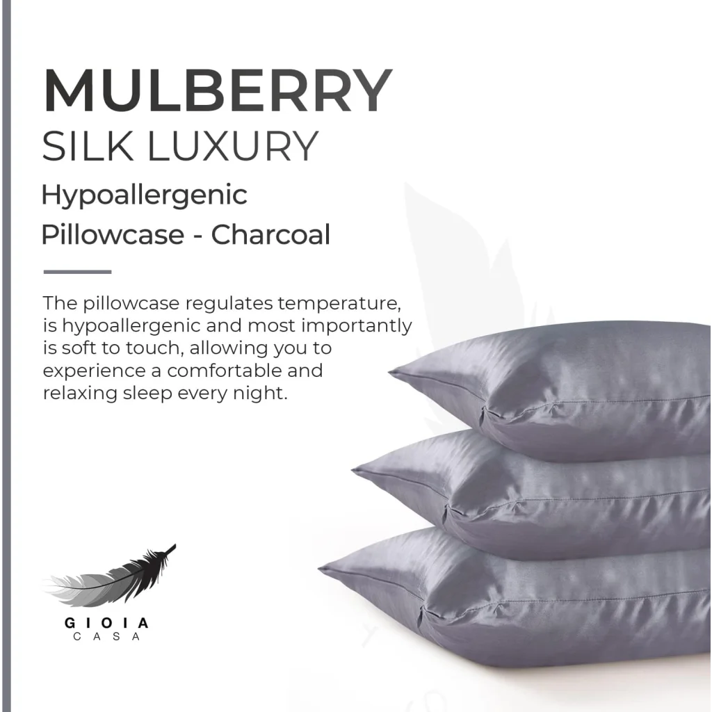 Luxury Pillowcase - 100% Pure Mulberry Silk on Both Sides