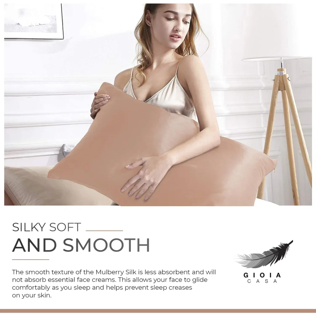 Luxury Pillowcase - 100% Pure Mulberry Silk on Both Sides