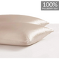 Luxury Pillowcase Set of 2 100% Pure Mulberry Silk on Both