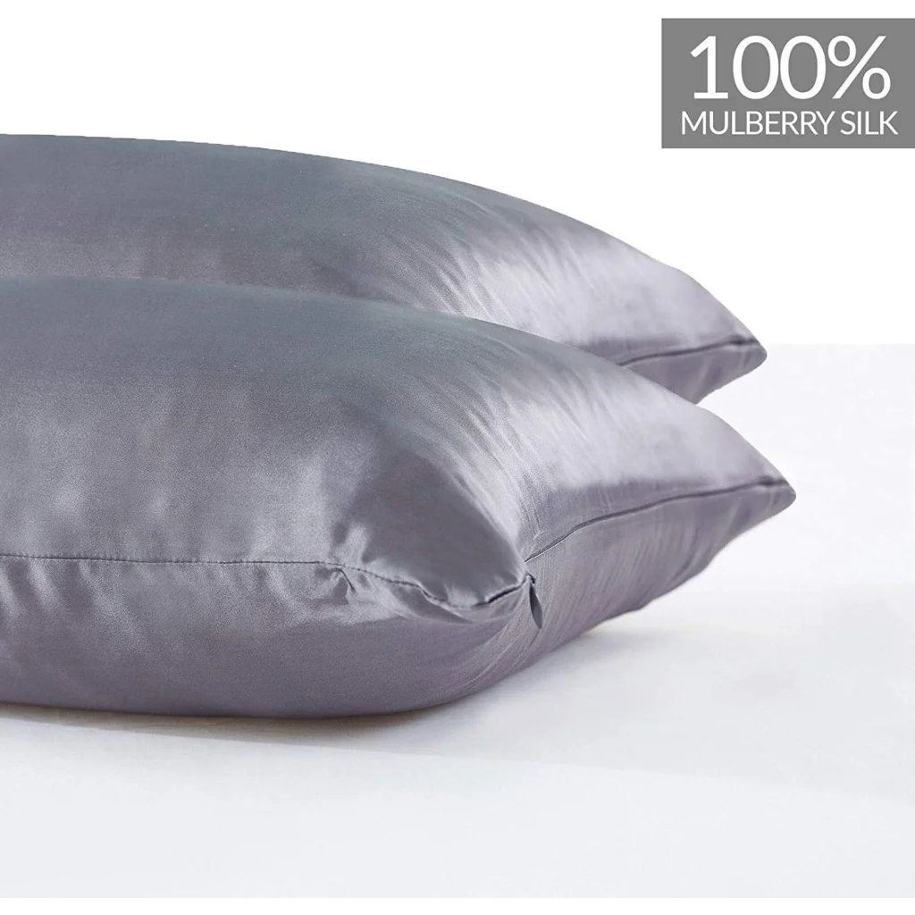 Luxury Pillowcase Set of 2 100% Pure Mulberry Silk on Both