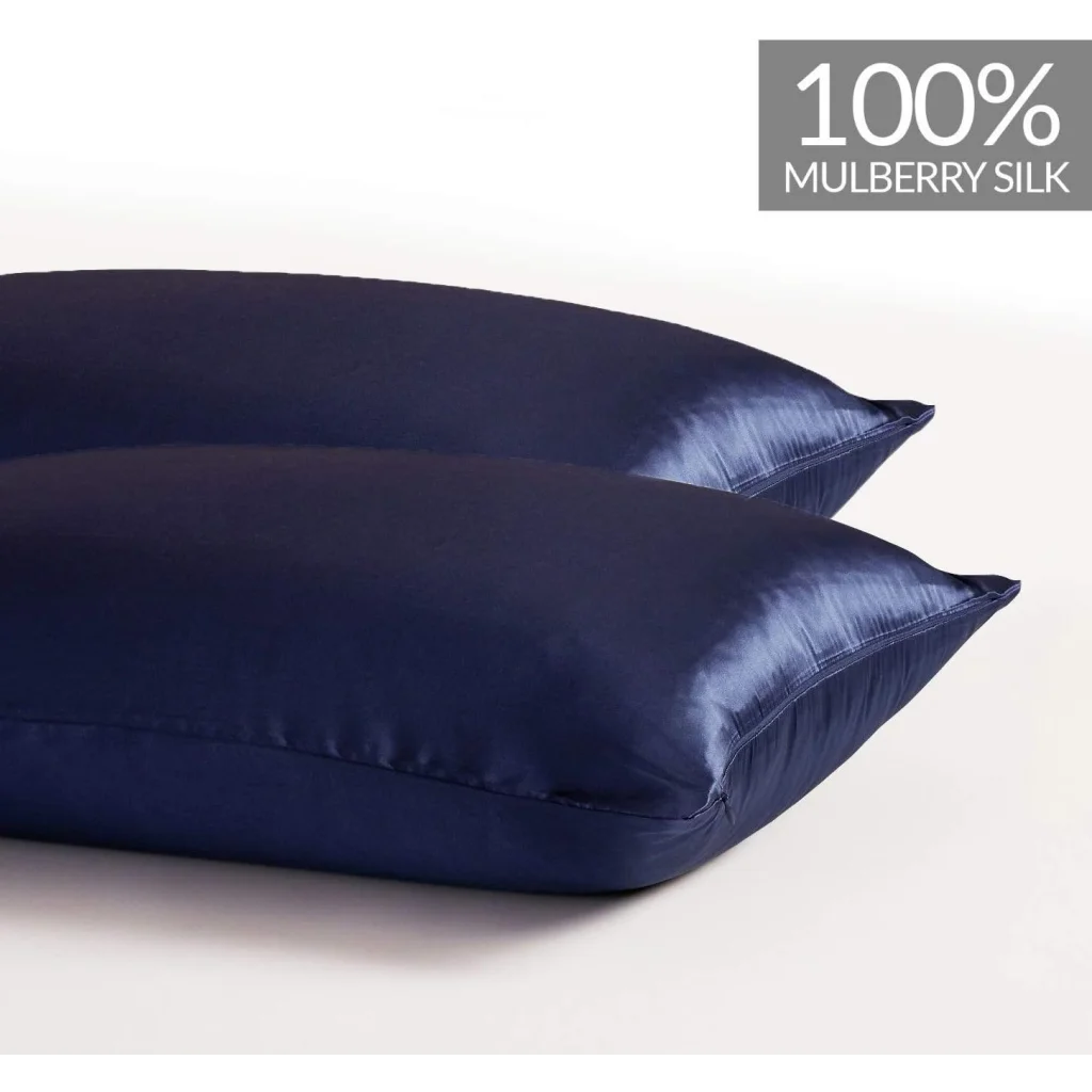 Luxury Pillowcase Set of 2 100% Pure Mulberry Silk on Both