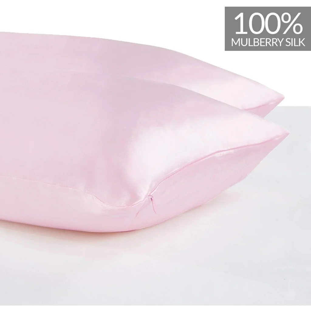 Luxury Pillowcase Set of 2 100% Pure Mulberry Silk on Both