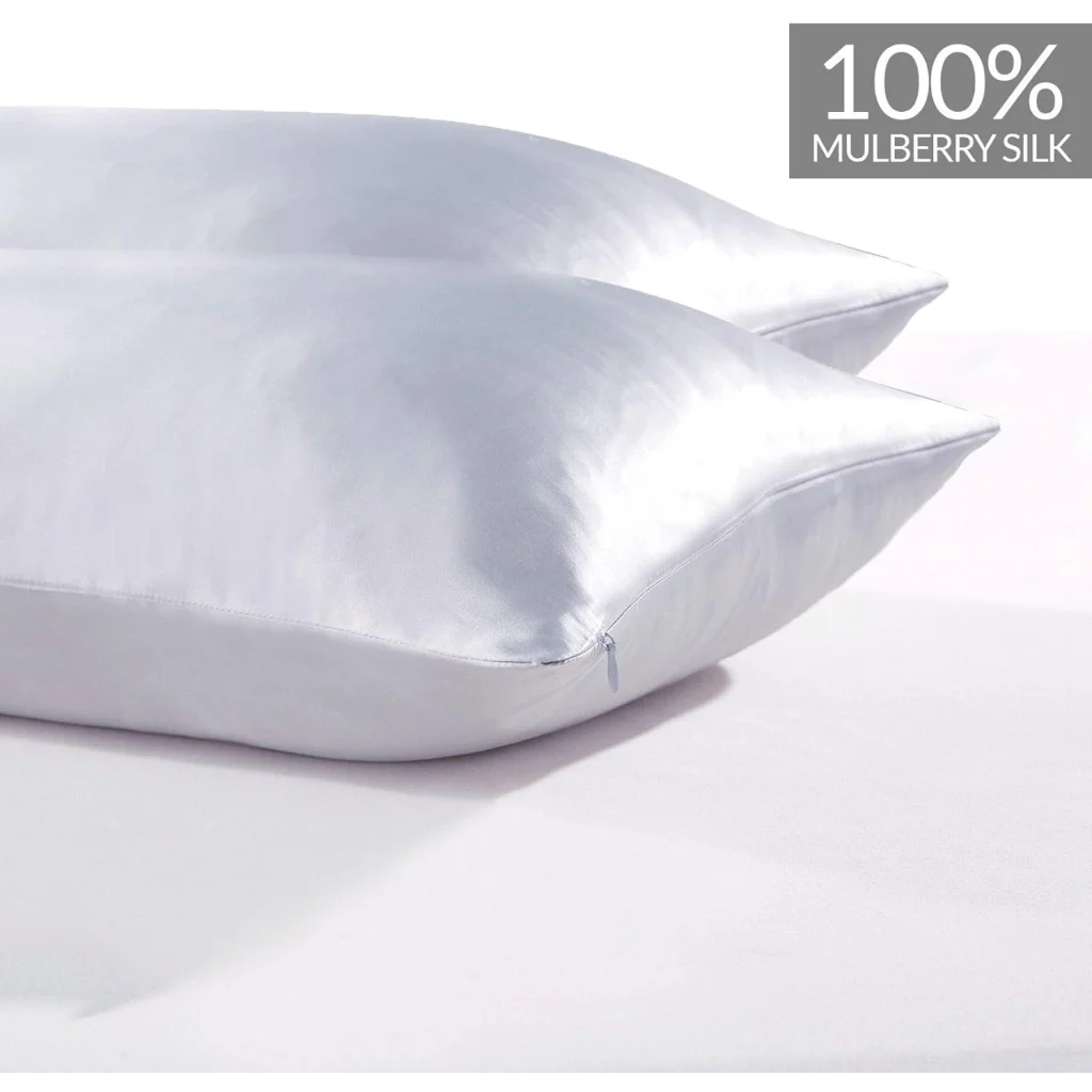 Luxury Pillowcase Set of 2 100% Pure Mulberry Silk on Both