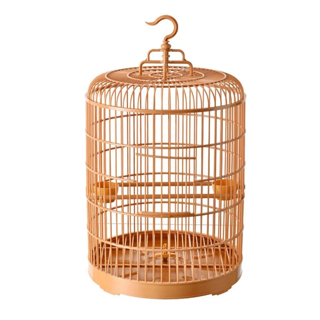 Luxury Portable Bird Cage Round Design Travel Pet Carrier