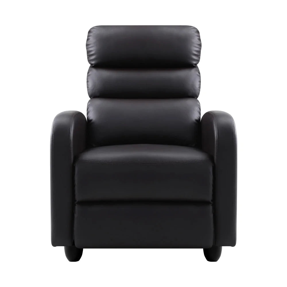 Luxury Recliner Chair Lounge Armchair Sofa Leather Cover