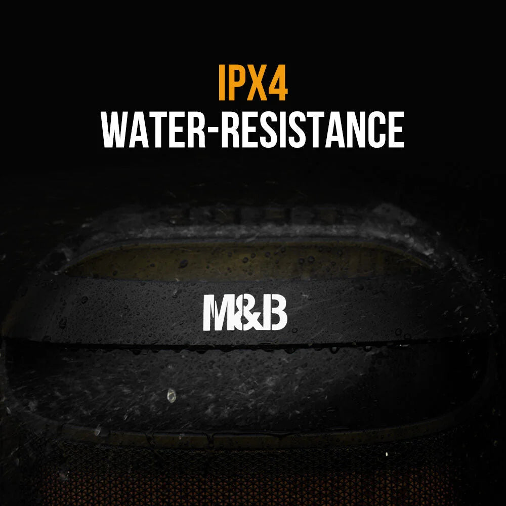 M&B Portable Splash Proof 120W Bluetooth Party Speaker