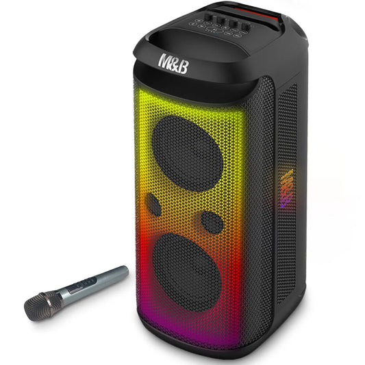 M&B Portable Splash Proof 120W Bluetooth Party Speaker