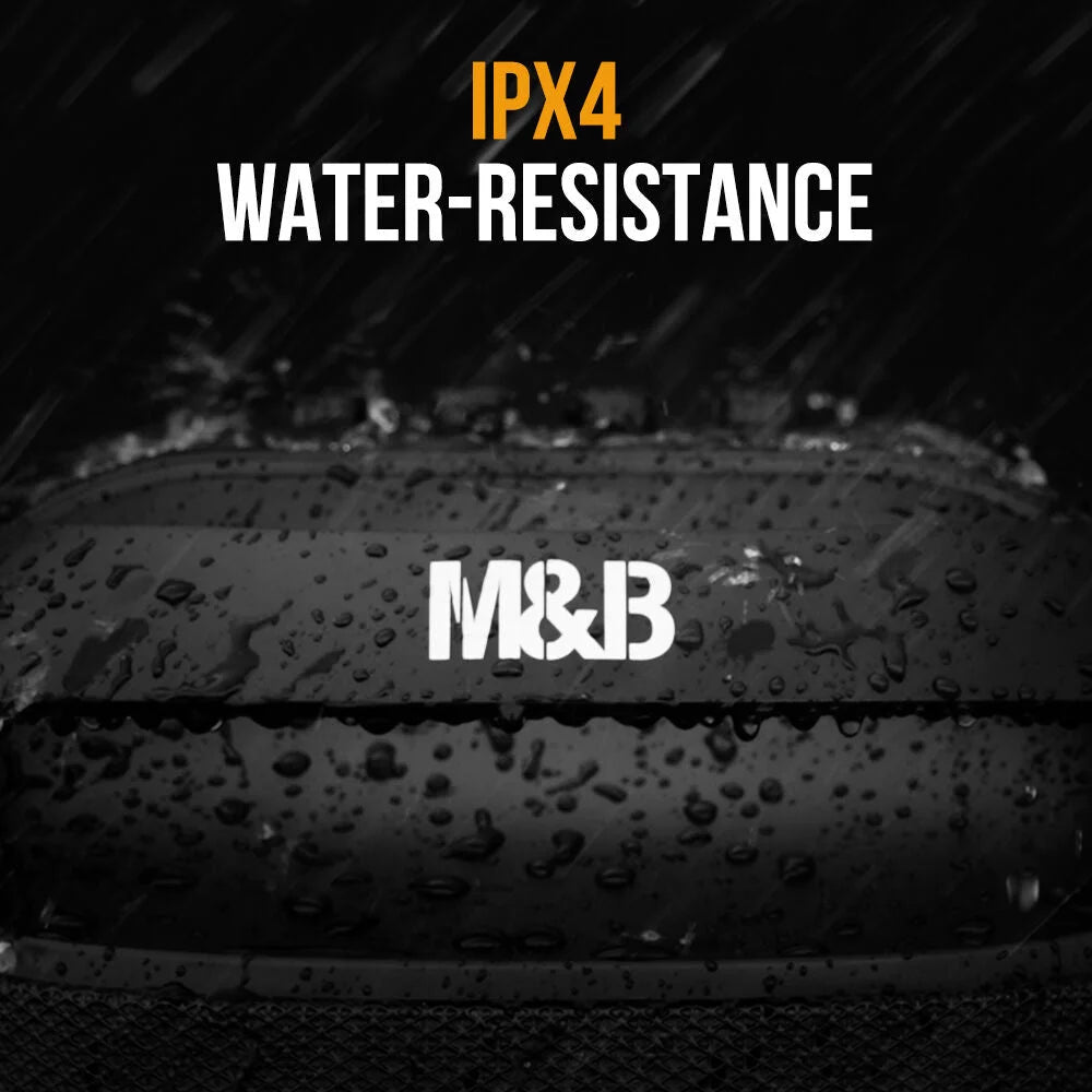 M&B Portable Splash Proof 80W Bluetooth Party Speaker IPX4