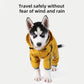 M Bright Yellow And Gray Trim Waterproof Four-Legged Dog