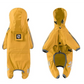 M Bright Yellow And Gray Trim Waterproof Four-Legged Dog
