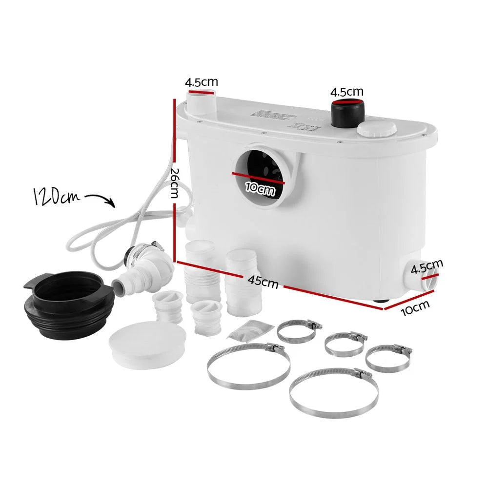 Macerator Sewerage Pump Waste Toilet Sewage Water Disposal