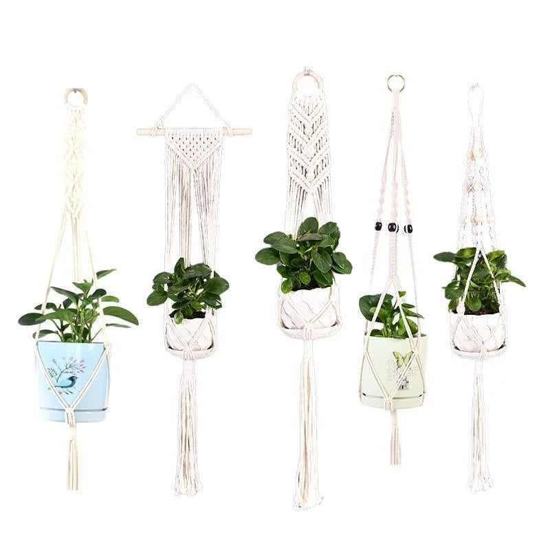 Macrame Plant Flower Pot Holder Hanger Hanging Planter