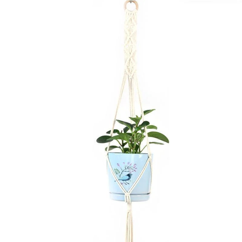 Macrame Plant Flower Pot Holder Hanger Hanging Planter
