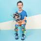 MADMIA Dinosaur Socks With Spikes Kids & Adults Age 6 - 99