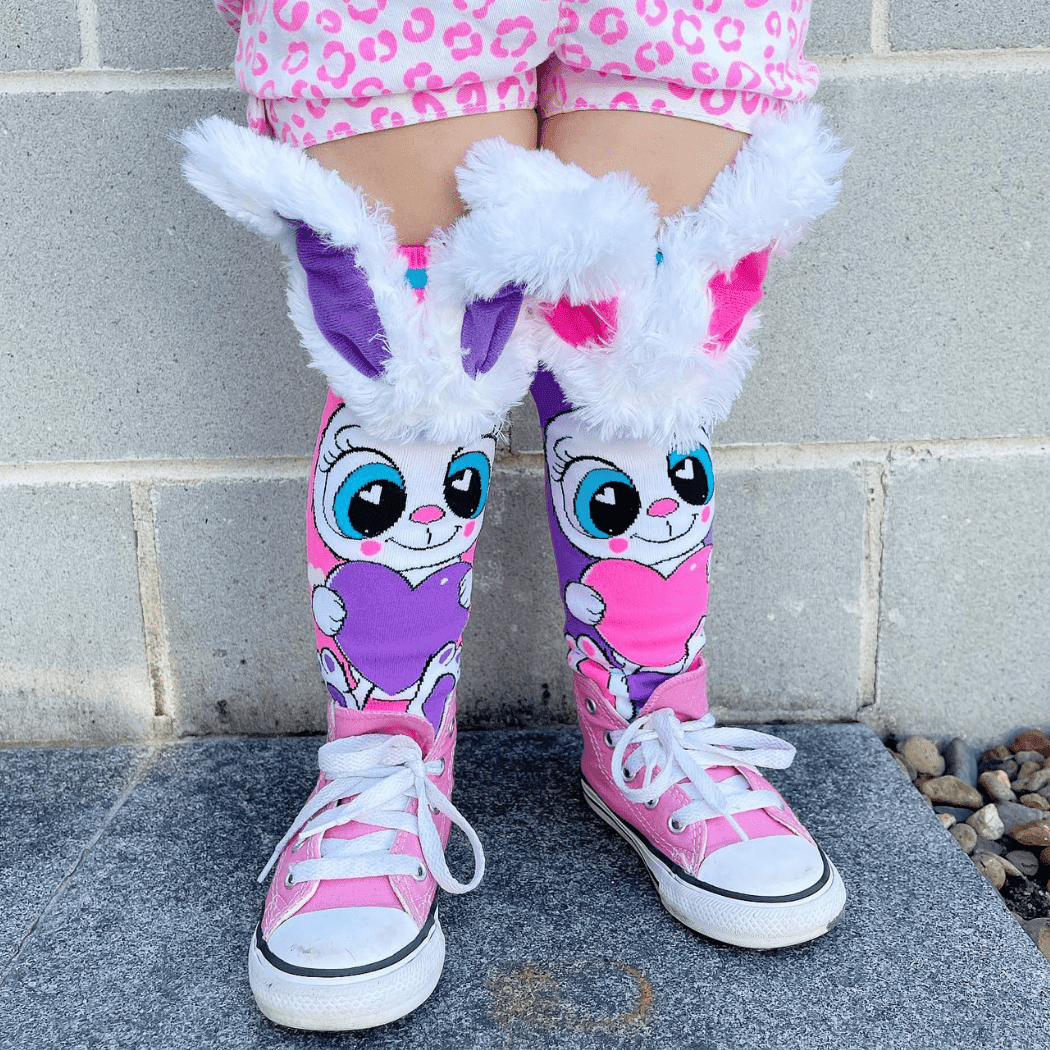MADMIA Funny Bunny Socks With Ears Toddler Ages 3 - 5
