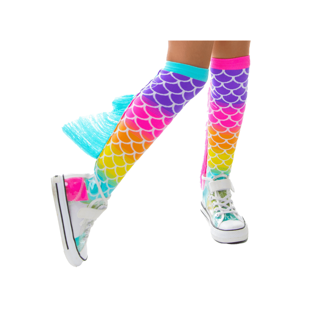MADMIA Mermaid Socks With Tassles Kids & Adults Age 6 - 99