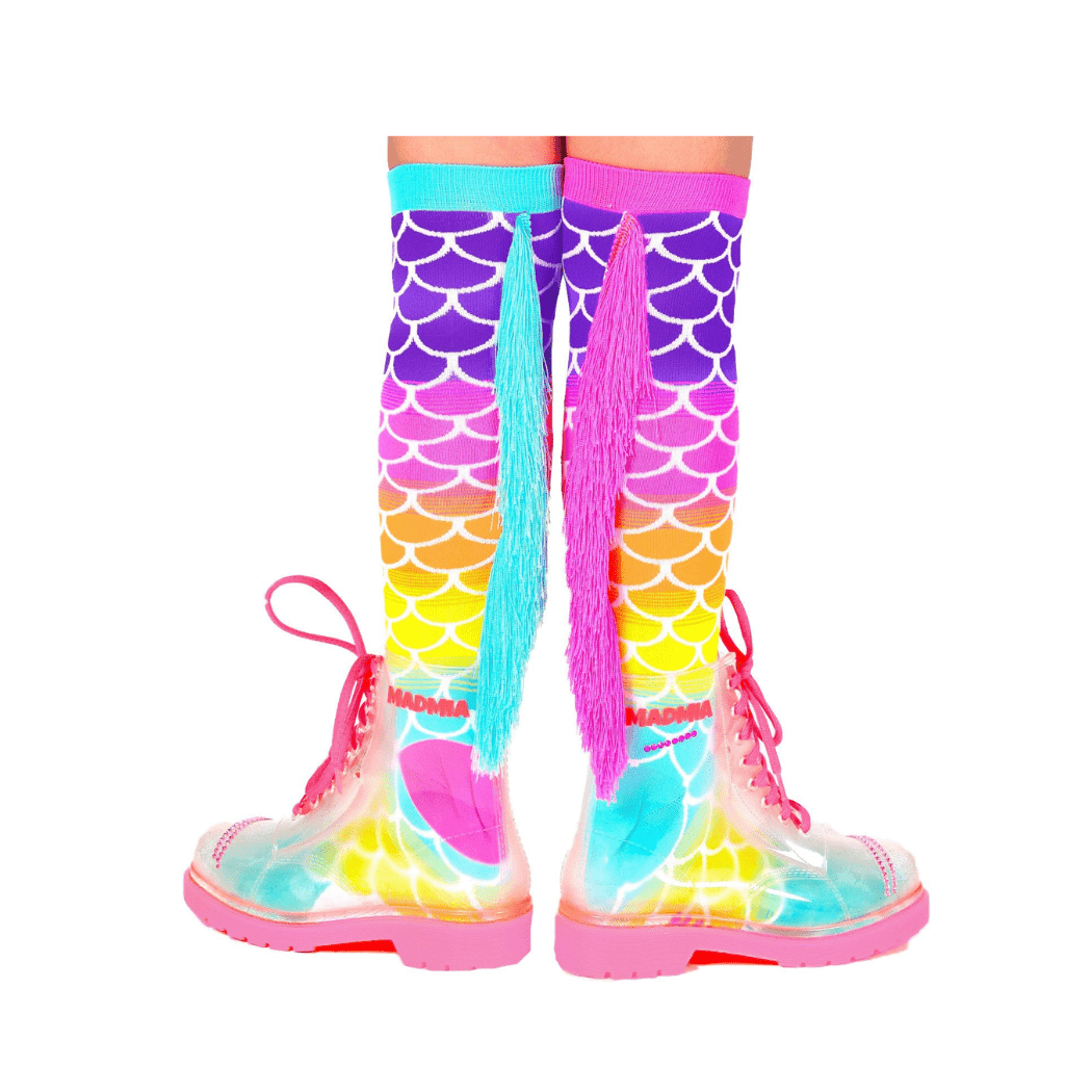 MADMIA Mermaid Socks With Tassles Kids & Adults Age 6 - 99