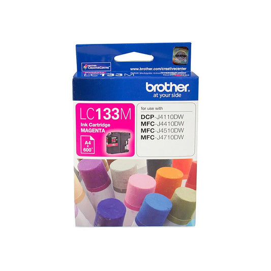 Magenta Ink Cartridge Brother LC-133M - 600 Pages