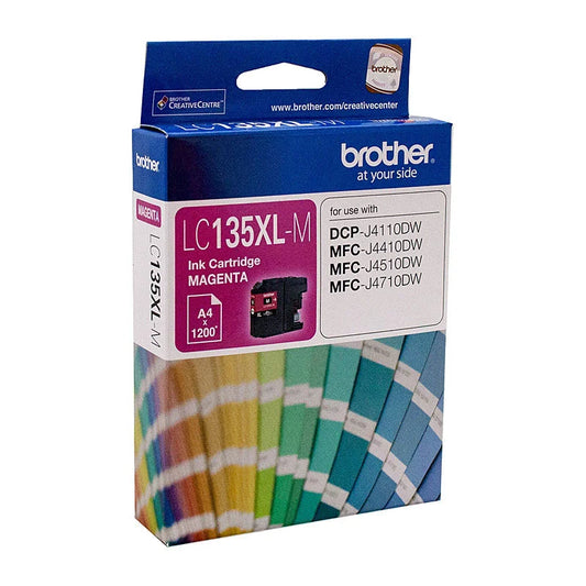 Magenta Ink Cartridge BROTHER LC-135XLM - To Suit