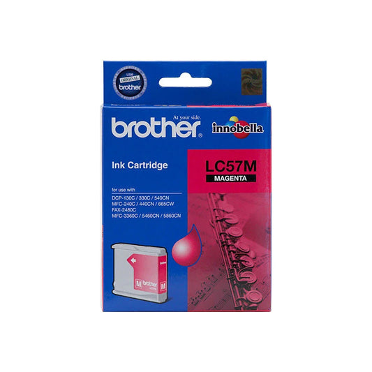 Magenta Ink Cartridge Brother LC-57M - FAX-2480C DCP-130C