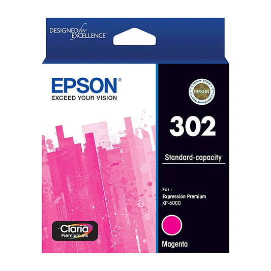 Magenta Ink Cartridge - EPSON 302
