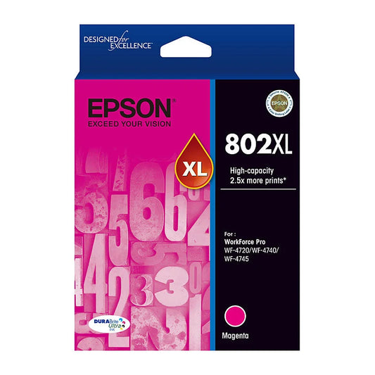 Magenta Ink Cartridge - EPSON 802XL