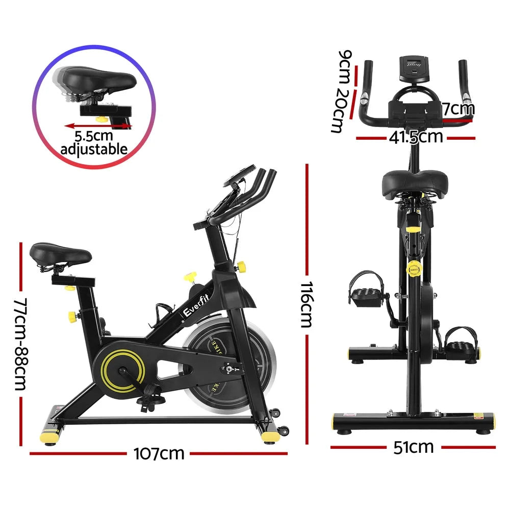 Magnetic Bike Exercise Cardio Gym with Bluetooth APP