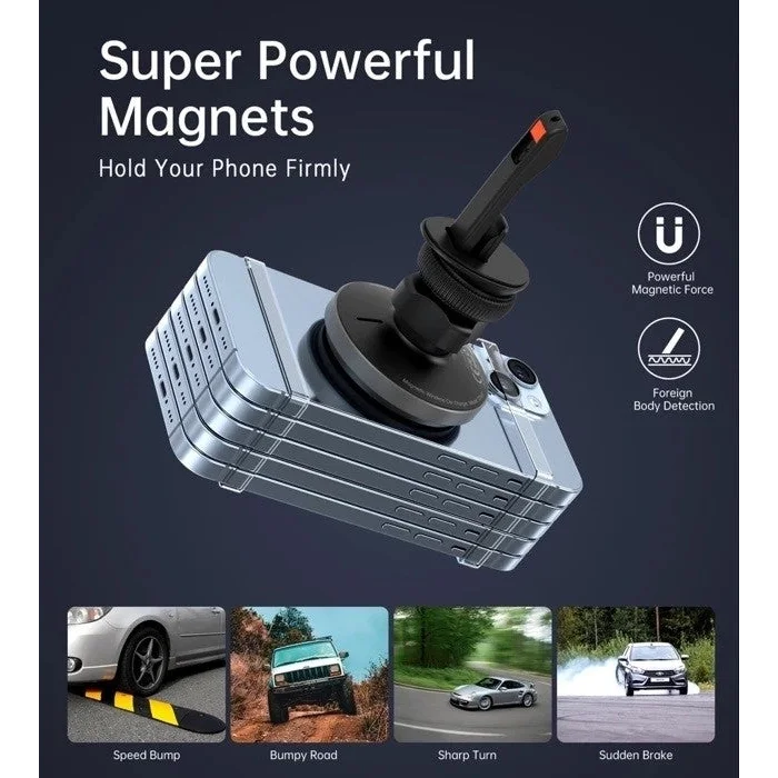 Magnetic Car Charger Holder CHOETECH T204-F 15W with LED