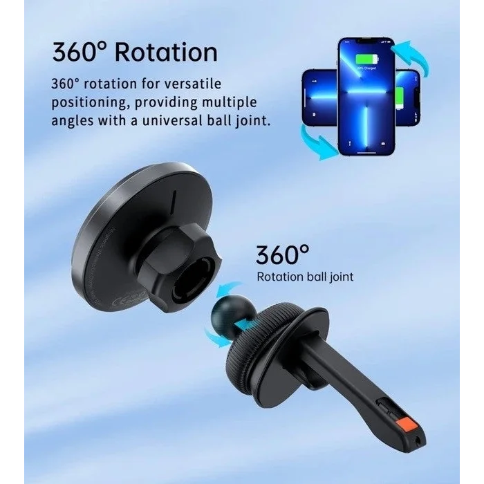 Magnetic Car Charger Holder CHOETECH T205-F 15W with LED