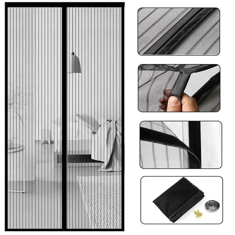 Magnetic Mosquito Net Door Screen 100x210cm - Pet Care >