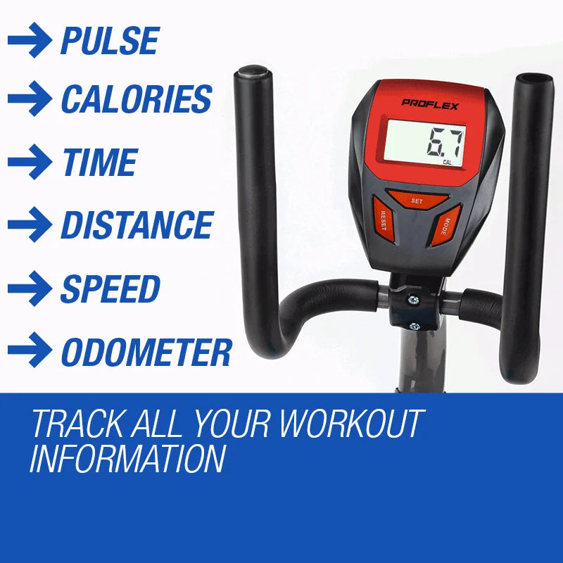 Magnetic Recumbent Exercise Bike Fitness Cycle Trainer