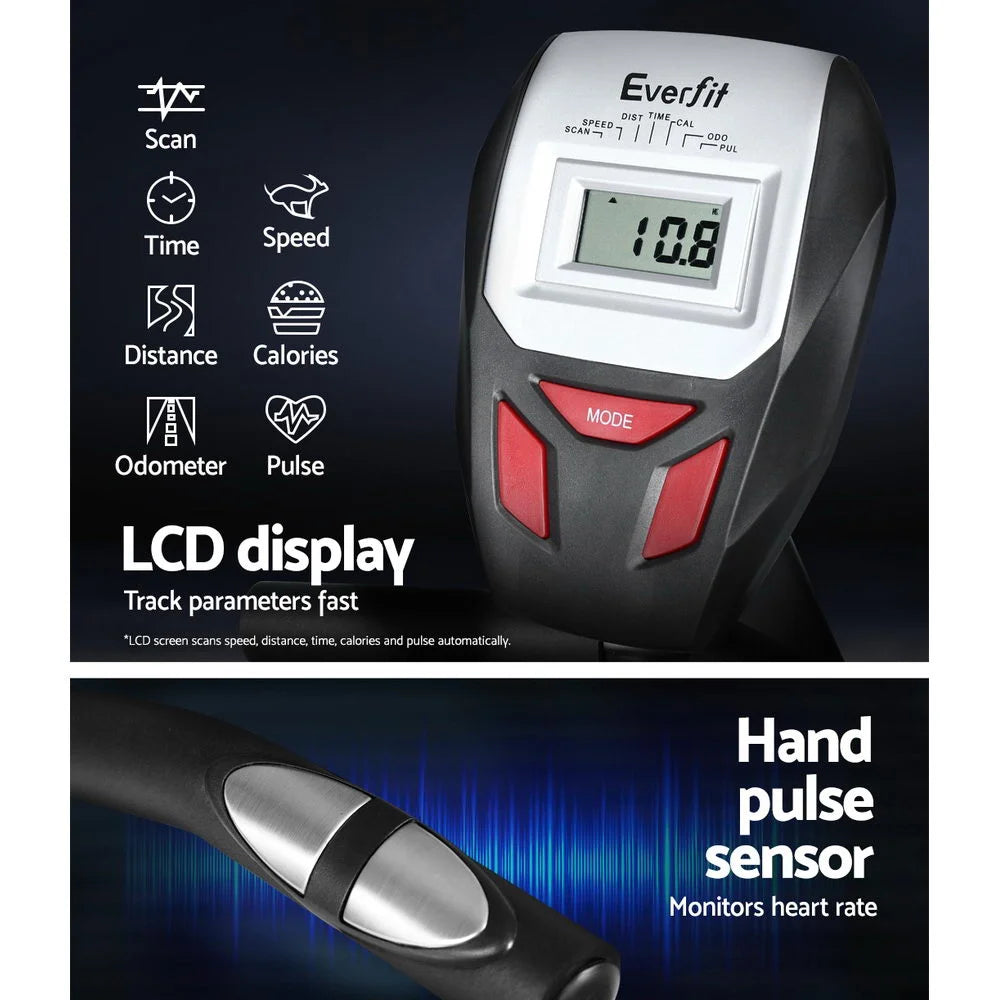 Magnetic Recumbent Exercise Bike Fitness Trainer Home Gym