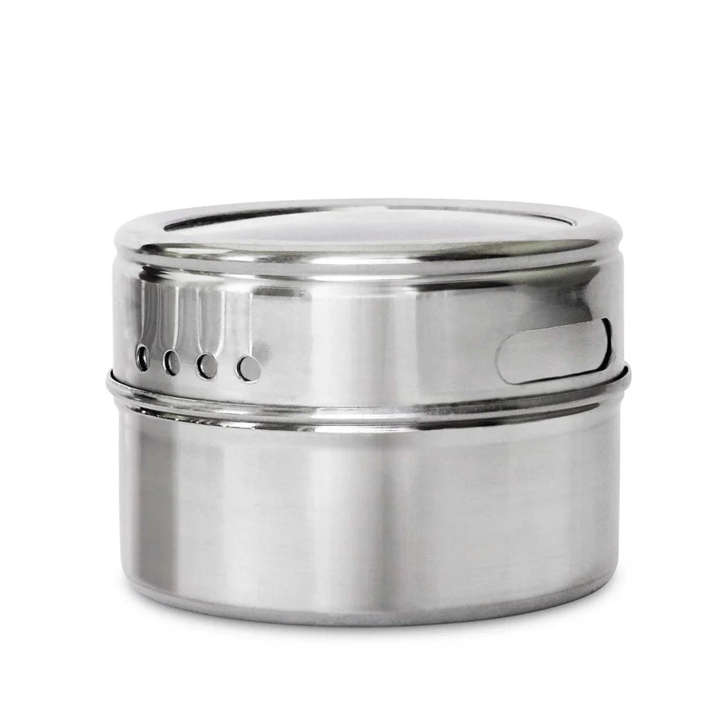 Magnetic Spice Jar Tins 12 Pack and Steel Plate 150g