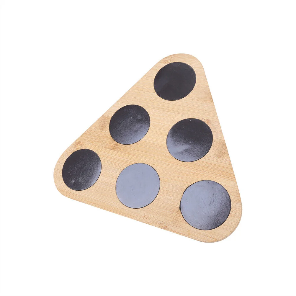 Magnetic Triangular Bamboo Spice Rack & Jars For Kitchen